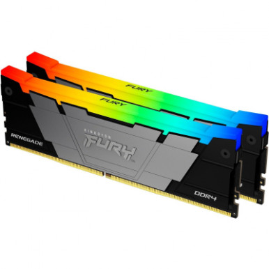 Модуль пам'яті для комп'ютера DDR4 16GB (2x8GB) 3600 MHz Fury Renegade RGB Kingston Fury (ex.HyperX) (KF436C16RB2AK2/16)-5-зображення