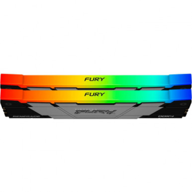 Модуль пам'яті для комп'ютера DDR4 16GB (2x8GB) 3600 MHz Fury Renegade RGB Kingston Fury (ex.HyperX) (KF436C16RB2AK2/16)-6-зображення