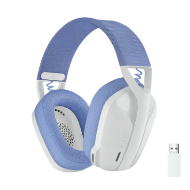 Наушники Logitech G435 Lightspeed Wireless Gaming Headset White (981-001074)-10-изображение