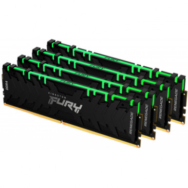 Пам'ять до ПК Kingston DDR4 3600 32GB KIT (8GBx4) FURY Renegade RGB-5-зображення