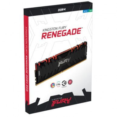 Память ПК Kingston DDR4 16GB KIT (8GBx2) 4600 FURY Renegade RGB-7-изображение