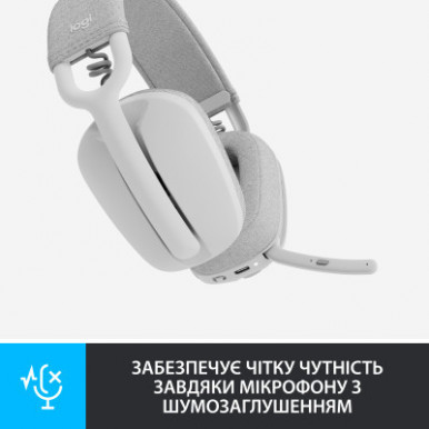 Навушники Logitech Zone Vibe 100 Wireless Off-White (981-001219)-13-зображення