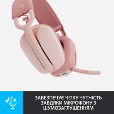 Наушники Logitech Zone Vibe 100 Wireless Rose (981-001224)-13-изображение