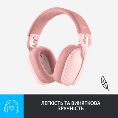 Наушники Logitech Zone Vibe 100 Wireless Rose (981-001224)-17-изображение
