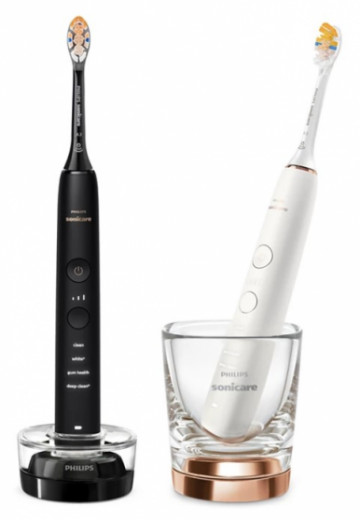 Зубная электрощетка Philips HX9914/69 Sonicare DiamondClean 9000 Pink&Black-17-изображение