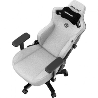 Кресло игровое Anda Seat Kaiser 3 Fabric Size L Grey (AD12YDC-L-01-G-PV/F)-14-изображение