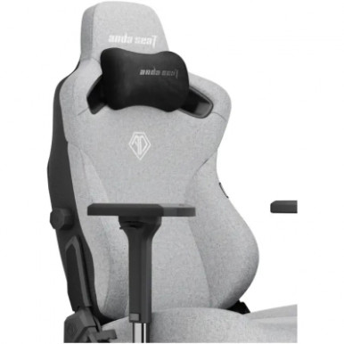 Кресло игровое Anda Seat Kaiser 3 Fabric Size L Grey (AD12YDC-L-01-G-PV/F)-18-изображение