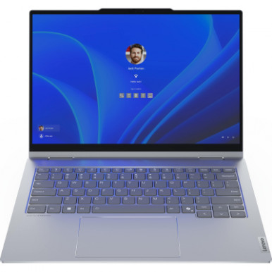 Ноутбук Lenovo ThinkBook 14 2-in-1-G4 14" WUXGA IPS Touch, Intel U7-155H, 32GB, F1TB, UMA, Win11P, сріблястий-14-зображення