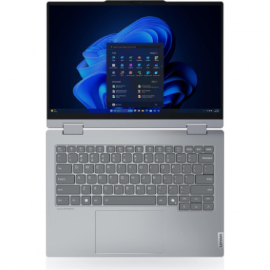 Ноутбук Lenovo ThinkBook 14 2-in-1-G4 14" WUXGA IPS Touch, Intel U7-155H, 32GB, F1TB, UMA, Win11P, сріблястий-20-зображення