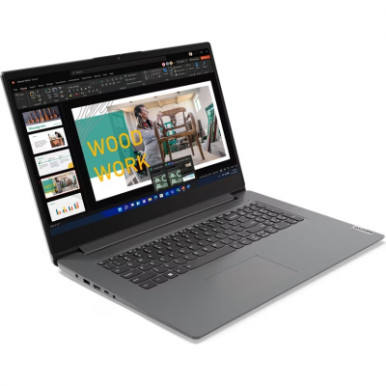 Ноутбук Lenovo V17-G4 17.3" FHD IPS AG, Intel i5-13420H, 16GB, F512GB, UMA, DOS, серый-9-изображение