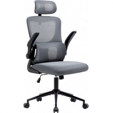 Офісне крісло GT Racer X-5728 Black/Gray-16-зображення