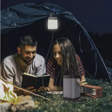 Батарея универсальная Sandberg 60000mAh, PD/20W, QC/3.0, USB-C, USB-A*2(22.5W total), flashlight 3W (420-71)-9-изображение