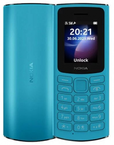 Мобільний телефон Nokia 105 DS 2023 Cyan-1-изображение