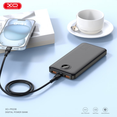 Портативное зарядное устройство XO PR238 - 10000 mAh PD20W + QC22.5W (Black)-20-изображение