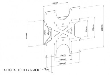 Кронштейн LCD113-B X-DIGITAL-4-изображение