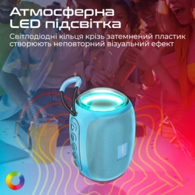 Акустическая система Promate Capsule-3 Blue (capsule-3.blue)-11-изображение