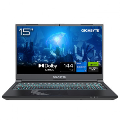 Ноутбук Gigabyte G5 KF 15.6 FHD 144Hz, intel i7-13620H, 16GB, F1TB, NVD4060-8, W11, черный-7-изображение