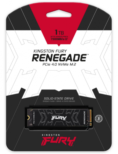 SSD накопичувач Kingston Fury Renegade PCIe 4.0 NVMe M.2 1TB-5-зображення