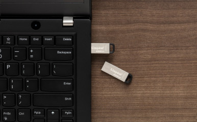 Flash Drives Kingston DataTraveler Kyson 128GB USB 3.2 (DTKN/128GB) Silver/Black-7-зображення