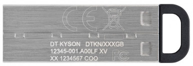 Flash Drives Kingston DataTraveler Kyson 128GB USB 3.2 (DTKN/128GB) Silver/Black-8-зображення