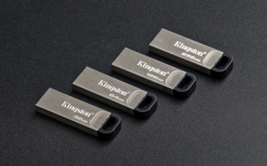 Flash Drives Kingston DataTraveler Kyson 128GB USB 3.2 (DTKN/128GB) Silver/Black-9-зображення