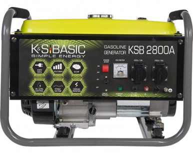 Генератор бензиновий Konner&Sohnen Basic KSB 2800A, 230В, 2.8кВт, ручний запуск, 36.2кг-1-зображення