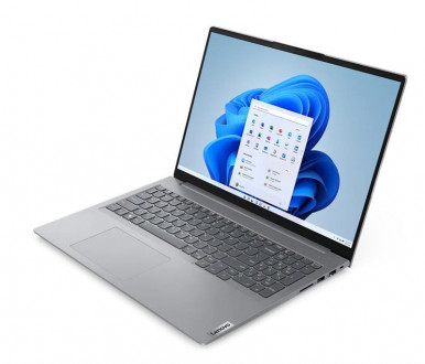 Ноутбук Lenovo ThinkBook 16-G6 16" WUXGA IPS AG, AMD R5-7430U, 16GB, F512GB, UMA, DOS, сірий-13-зображення