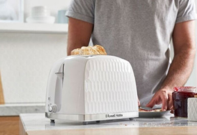 Тостер Russell Hobbs 26060-56 Honeycomb White-19-зображення