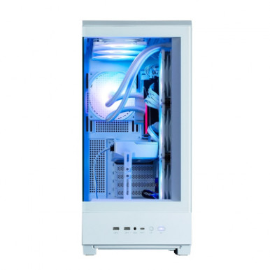Корпус Zalman P50 DS без БЖ, 2xUSB3.0, 1xUSBType-C, 4x120мм ARGB, VGA 435мм, LCS ready, TG Side Panel, ATX, білий-30-зображення