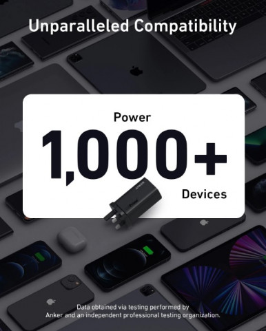 Сетевое зарядное устройство Anker PowerPort 737 GaNPrime - 120W 2xPD & 1xPIQ PPS/DPDS Black-18-изображение