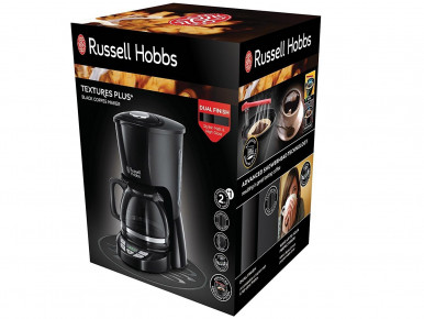 Кавоварка Russell Hobbs 22620-56 Textures Plus+ Black-10-зображення