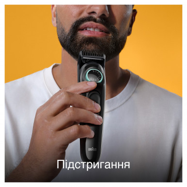 Тример для бороди та вусів Braun BeardTrimmer BT3411-7-зображення