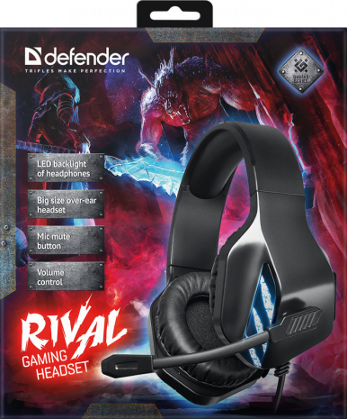 Гарнитура Defender Rival Black (64565)-9-изображение