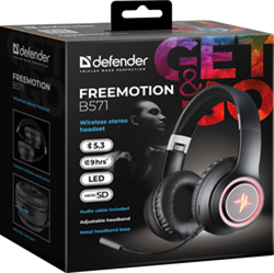 Гарнітура Defender FreeMotion B571 (63572) Black-3-зображення