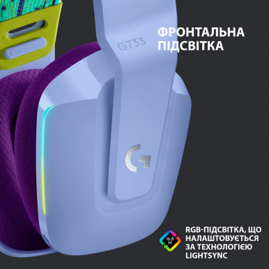 Гарнітура Logitech G733 Lightspeed Wireless RGB, LILAC-19-зображення