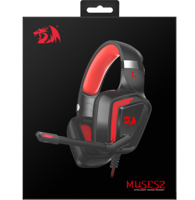 Гарнітура Redragon Muses 2 USB Black-Red (77909)-17-зображення