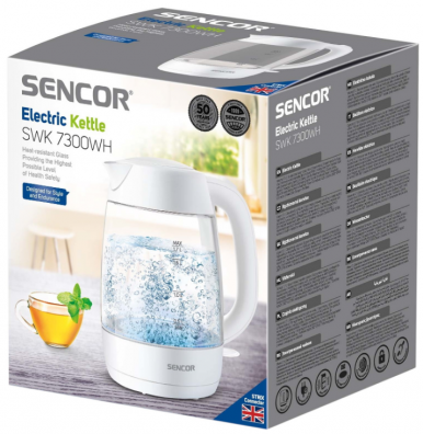 Электрочайник Sencor SWK 7300WH-15-изображение