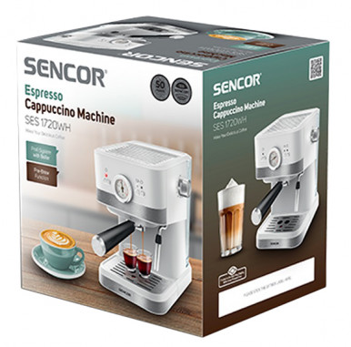 Кофеварка эспрессо Sencor SES 1720WH-17-изображение