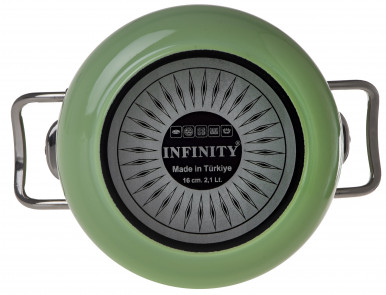 Кастрюля Infinity SCE-P558 Pastel Green (5 л) 22 см-4-изображение