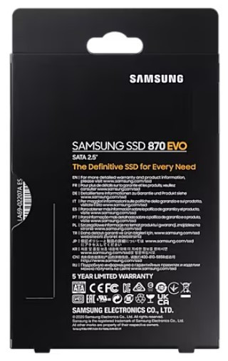 SSD накопичувач Samsung 1TB 870 EVO 2.5" SATA (MZ-77E1T0B/EU)-20-зображення