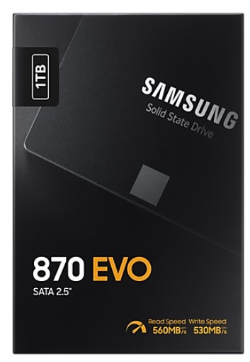 SSD накопичувач Samsung 1TB 870 EVO 2.5" SATA (MZ-77E1T0B/EU)-22-зображення