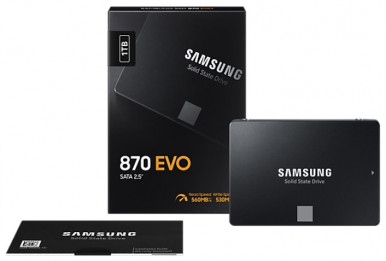 SSD накопичувач Samsung 1TB 870 EVO 2.5" SATA (MZ-77E1T0B/EU)-23-зображення