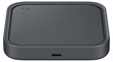 Бездротовий зарядний пристрій Samsung 15W Wireless Charger Pad with TA Dark Gray (EP-P2400TBEGEU)-9-зображення
