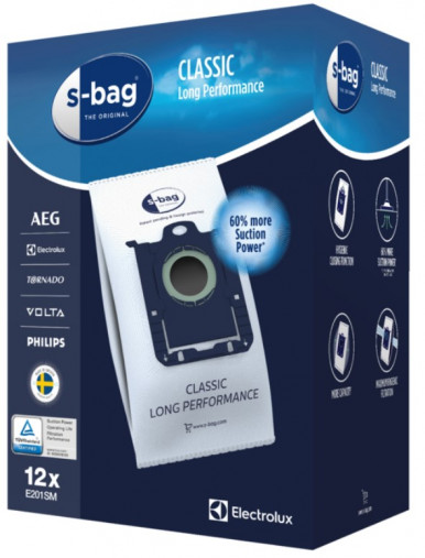 Мешки для пылесоса Electrolux E201SMCB S-bag Classic LongPerformance 12х3.5л-3-изображение