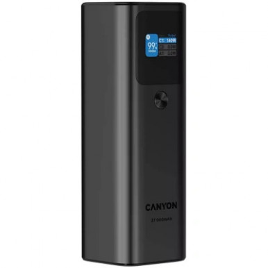 Батарея універсальна Canyon PB-2010 27000mAh PD/3.1/140Wh, in/out2xUSB-C PD/140W, outUSB-A/22.5W (CNE-CPB2010DG)-18-зображення