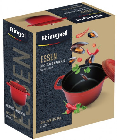 Каструля RINGEL Essen (3.8 л) 24 см-15-зображення