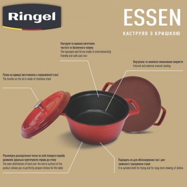 Кастрюля RINGEL Essen (3.8 л) 24 см-19-изображение