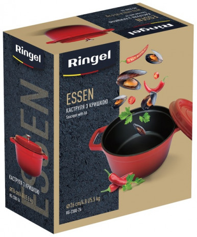 Каструля RINGEL Essen (4.8 л) 26 см-15-зображення