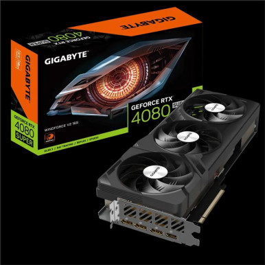 Відеокарта GIGABYTE GeForce RTX 4080 SUPER 16GB GDDR6X WINDFORCE V2-1-зображення