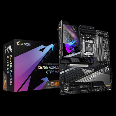 Материнська плата GIGABYTE X670E AORUS XTREME X670 sAM5 4xDDR5 M.2 Wi-Fi BT HDMI BT EATX-1-зображення